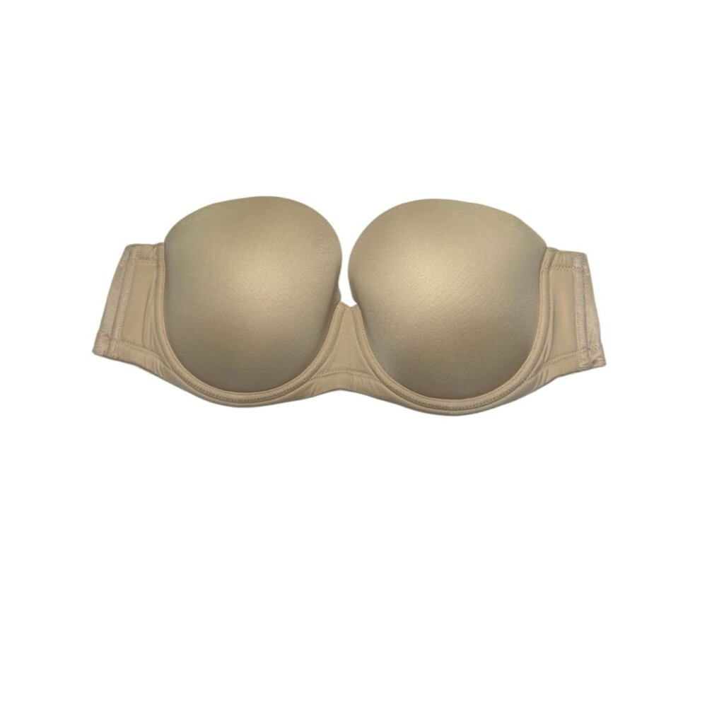 Wacoal red carpet Strapless Nude Bra 34F 34DDD